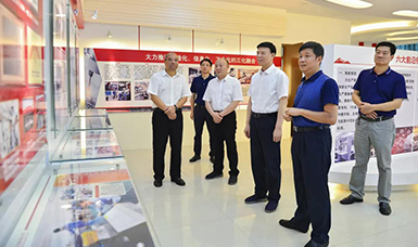 福建省人大常委會黨組書記、副主任張廣敏蒞臨虹潤公司調(diào)研指導